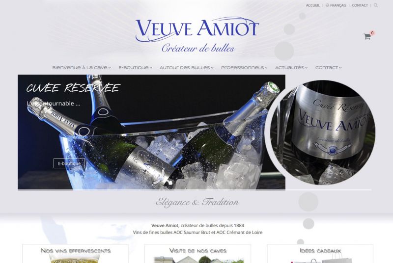 Boutique E-commerce Veuve Amiot