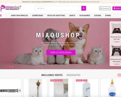 Miaou Shop, la nouvelle boutique est en ligne !