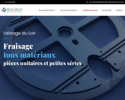 Usinage du Loir, l'entreprise qui a la côte !